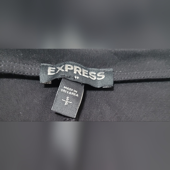 Express Black V-neck Dress Small - Picture 3 of 8